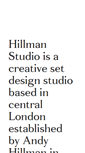 Mobile Screenshot of hillmanstudio.co.uk